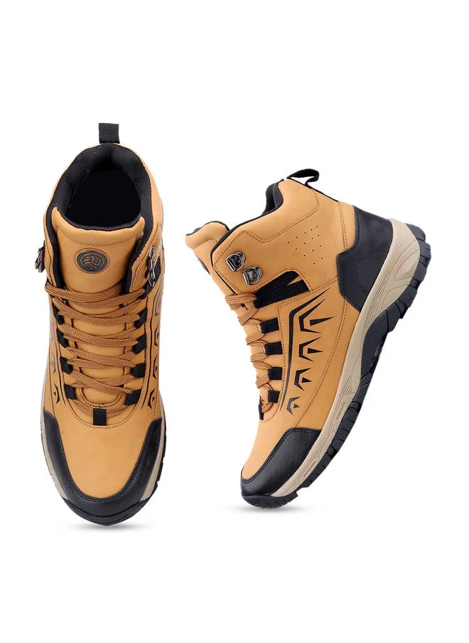 Bacca Bucci Brown Deodar Mountaineering and Hiking Boots for Men | Best Price UAE