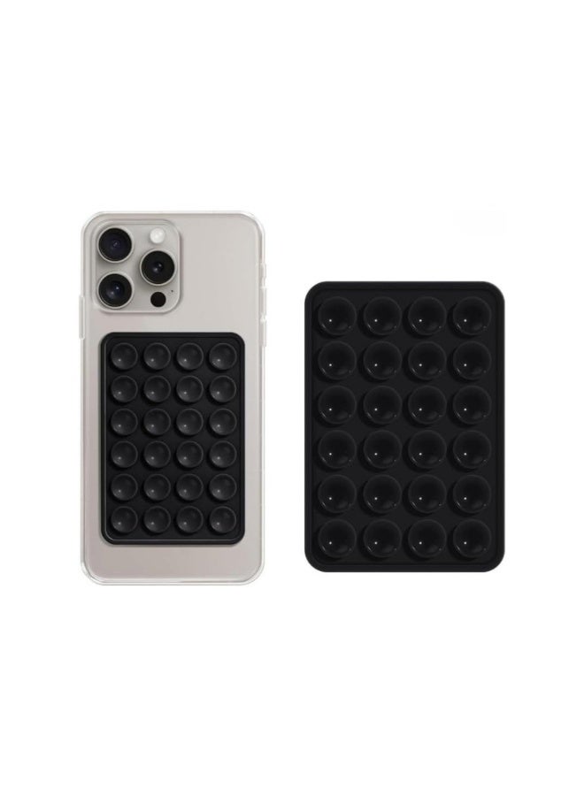 ACLIX Suction Phone Case Mount, 4Pcs Silicone Phone Suction Grip Compatible with iPhone and Android Cases, Anti-Slip Hands-Free Mobile Accessory Holder, Sticky Phone Grip for Tiktok Videos and Selfies(pink) - Image 2