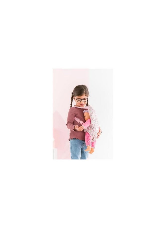 Corolle Corolle Baby Doll Sling - Mon Grand Poupon Accessory Fits 14" and 17" Dolls, with Adjustable Straps and Floral Print, for Kids Ages 3 Years and up, Pink/Floral (9000141320)  - Image 3