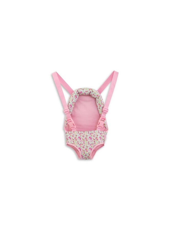 Corolle Corolle Baby Doll Sling - Mon Grand Poupon Accessory Fits 14" and 17" Dolls, with Adjustable Straps and Floral Print, for Kids Ages 3 Years and up, Pink/Floral (9000141320)  - Image 1