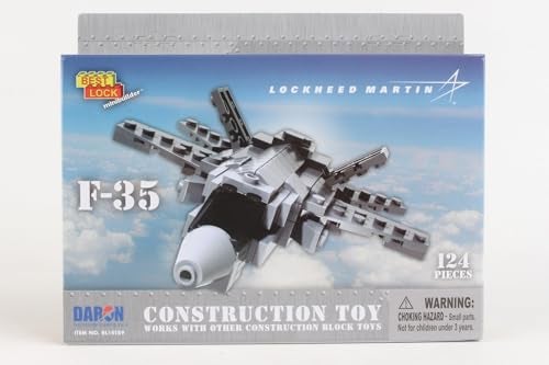 Daron مجموعة بناء لوكهيد مارتن F-35 من دارون للتجارة العالمية BL14189 (124 قطعة) - Image 2