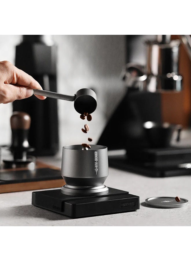 ام اتش دابيلو - ثري بومبار طقم أكواب إسبريسو و مطحنة قهوة MHW-3BOMBER، قمع قياس من سبائك الألومنيوم مع أداة تحريك، موزع لبن مطحون لمرشح قهوة 58 مم، رمادي - Image 3