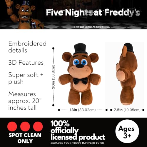 Franco Five Nights at Freddy's Kids Bedding Super Soft Plush Cuddle Pillow Buddy, (Officially Licensed Product) - Image 2