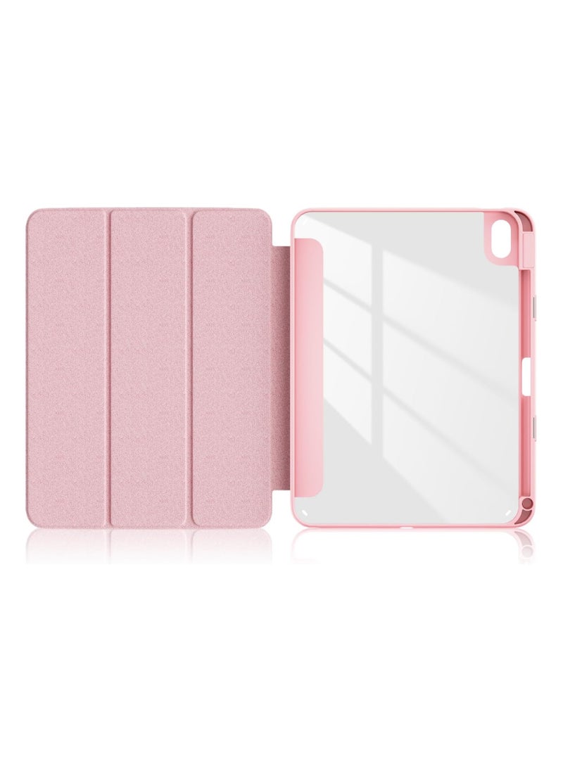 Case Compatible with iPad 10th Generation 2022 10.9 Inch with Pencil Holder, Slim Protective Cover with Clear Back Shell for iPad 10th Gen A2696 A2757 A2777, Auto Wake/Sleep, Rose Pink - pzsku/Z25C13A39C15A0AC1C532Z/45/_/1737829290/f2335e93-fc16-4fc5-9b5e-73dbb47d8d52