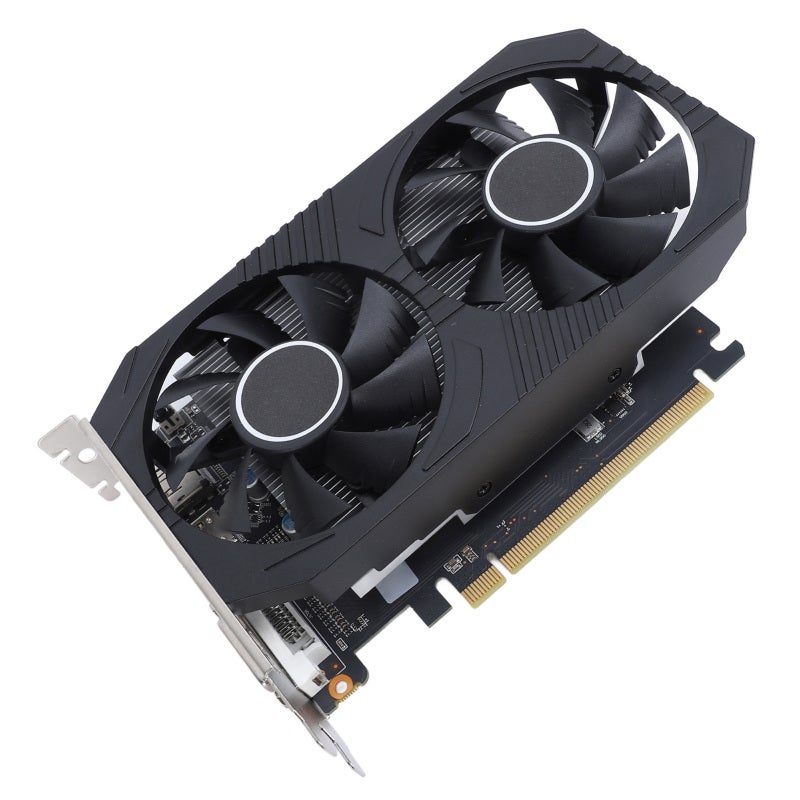 بطاقة رسومات RX550: ذاكرة GDDR5 بسعة 4 جيجابايت، تصل تردد الذاكرة إلى 6000 ميجاهرتز، مع مروحة تبريد مزدوجة من الألومنيوم - دقة عالية 4K، بطاقة رسومات قابلة للربط والاستخدام مباشرة للألعاب على أجهزة سطح المكتب - Image 4