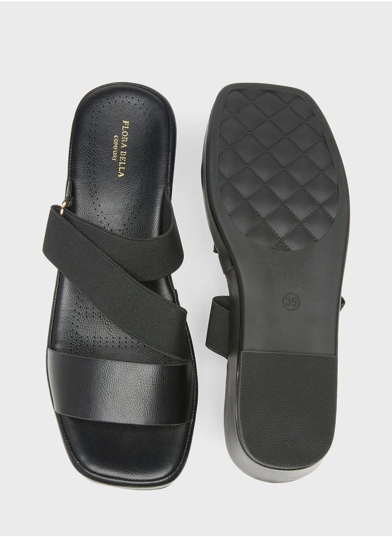 shoexpress Multi Strap Wedge Sandals - Image 5