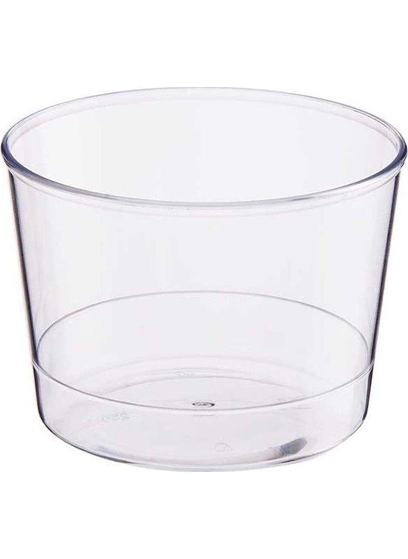 Rubikap - Plastic Dessert Container 250 cc - 30 pcs - Image 1