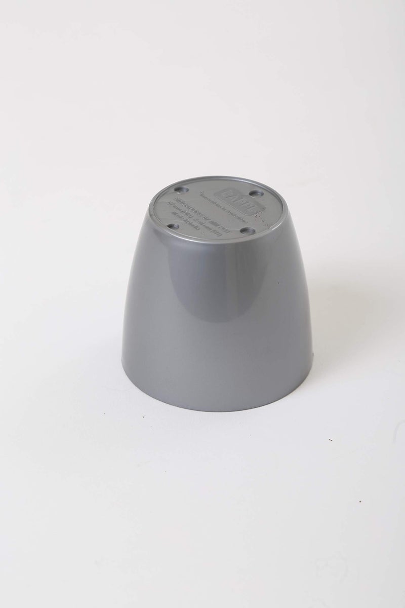 CAPPL Small Plastic Flower Pot for Home Office Indoor & Outdoor Garden, Grey, 2.5 inch, Pack of 25 - Image 5