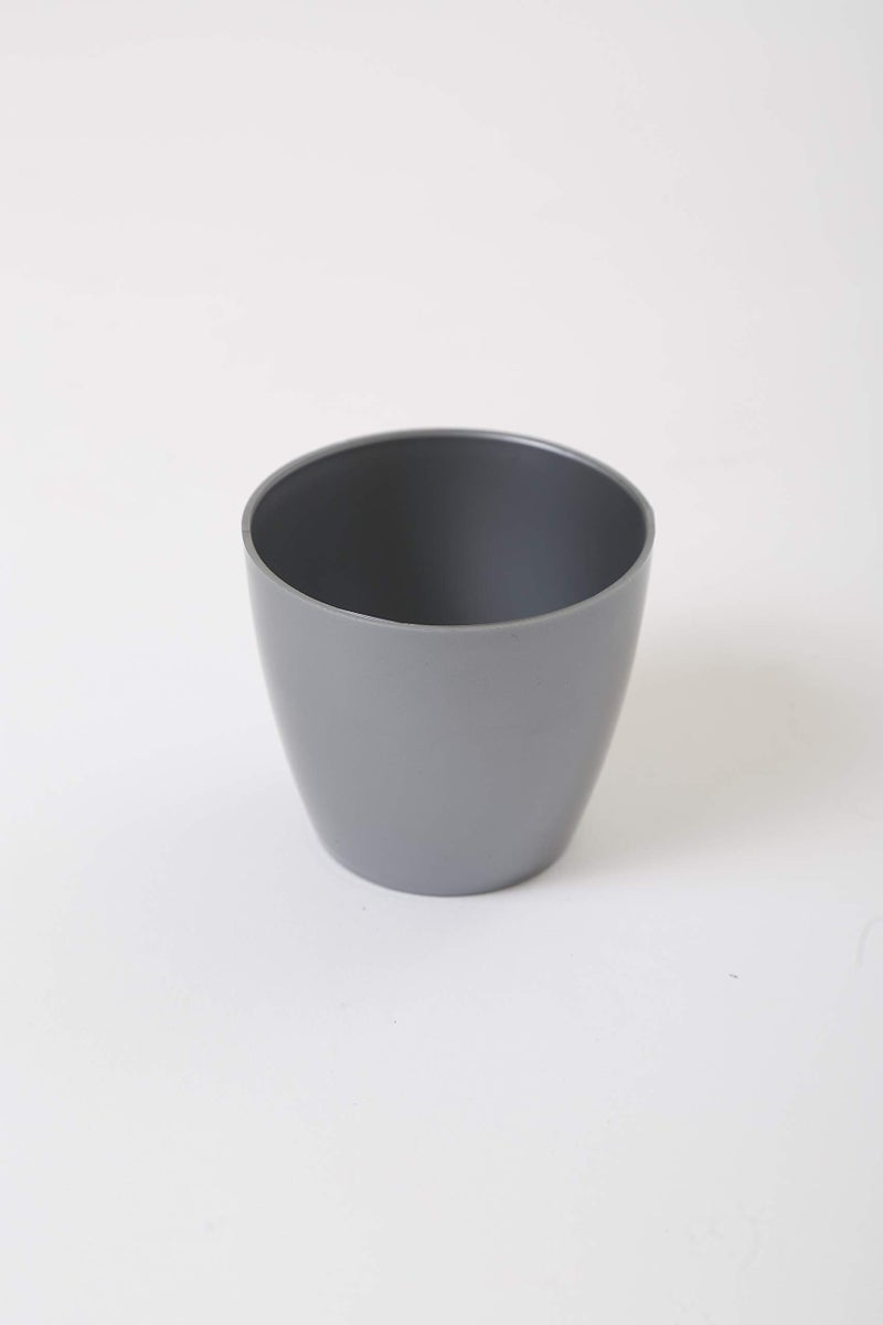 CAPPL Small Plastic Flower Pot for Home Office Indoor & Outdoor Garden, Grey, 2.5 inch, Pack of 25 - Image 2