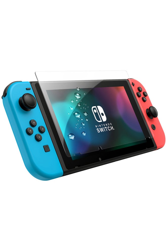 جنرال من أجل نينتندو سويتش، فيلم مقسى OLED Frosted Game Film مضاد للزجاج الأزرق NS واقي شاشة - اللون: Switch 2.5d أرجواني فاتح (كبير) فيلم مقسى عاري  - Image 5