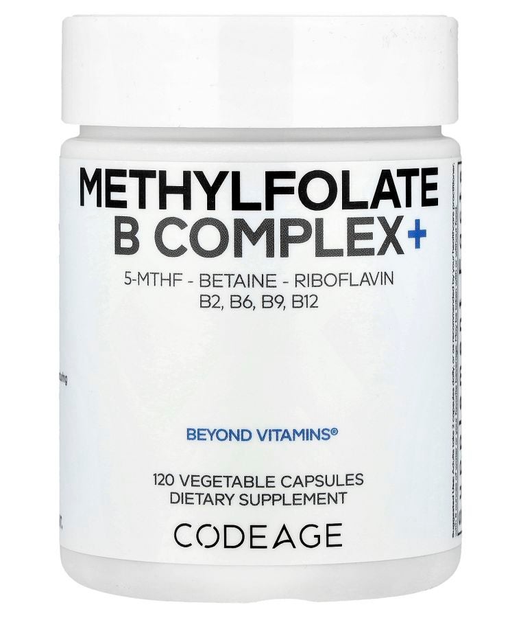 Codeage Methylfolate B Complex+ 120 Vegetable Capsules