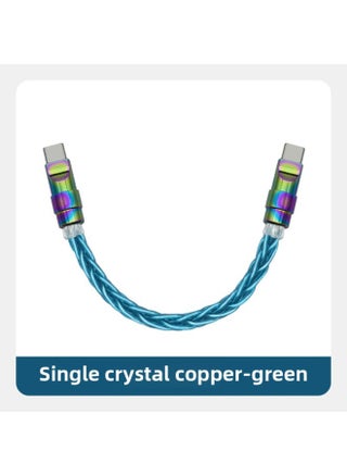 Colorful Pure Copper Hardware Ultra-soft Single Crystal Copper Data Cable For Iphone16 Mobile Phone Mate60 Fast Charging-Color:0.5m Usb To For Apple/12w-Model:Single Crystal Copper Green [colorful Copper Shell] - pzsku/Z25C17D0ACE3303D1E1EEZ/45/1746213425/2824e208-76f7-4004-81bb-3e886177beb9