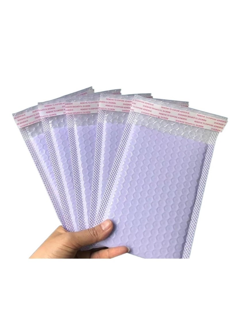 OASIS-TH Pack of 20 Self-Seal Bubble Mailers Szie 18 X 23 CM Out Bags Cushioning Wrap Pouch for Packaging Mailing and Shipping Light Purple Color  - Image 5