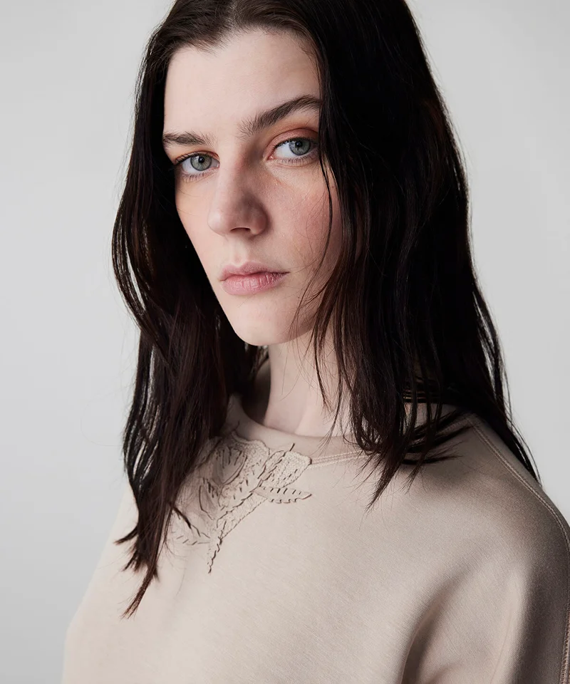 Ipekyol  Floral Applique Sweatshirt for Women | Best Price UAE