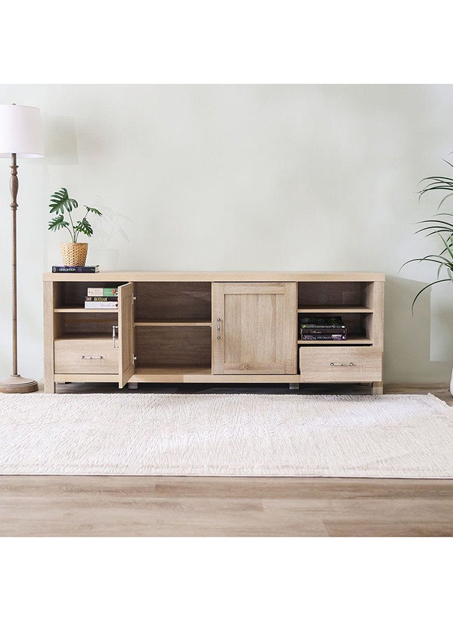 Verano TV Cabinet For Up To 70 Inches TV Entertainment Modern Design Wall Unit Furniture Wooden TV Stand Made in Malaysia TV Unit Rack L 180 x W 40 x H 65 cm White Oak - pzsku/Z25C1910BBFEB28FB9BD5Z/45/_/1697546288/71a1327f-548a-47f5-b51e-3d3e9295af50