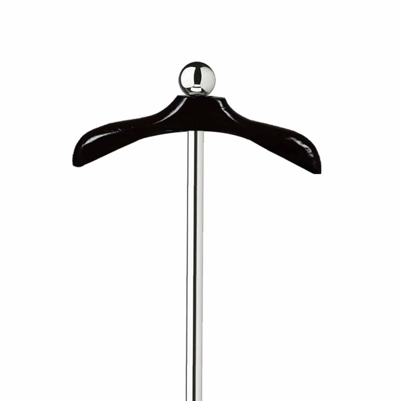 Locomoto Wooden Coat Hanger Stand Suitable for Home Office Coat Display Stand Shop Black 45 Inch Height - Image 2