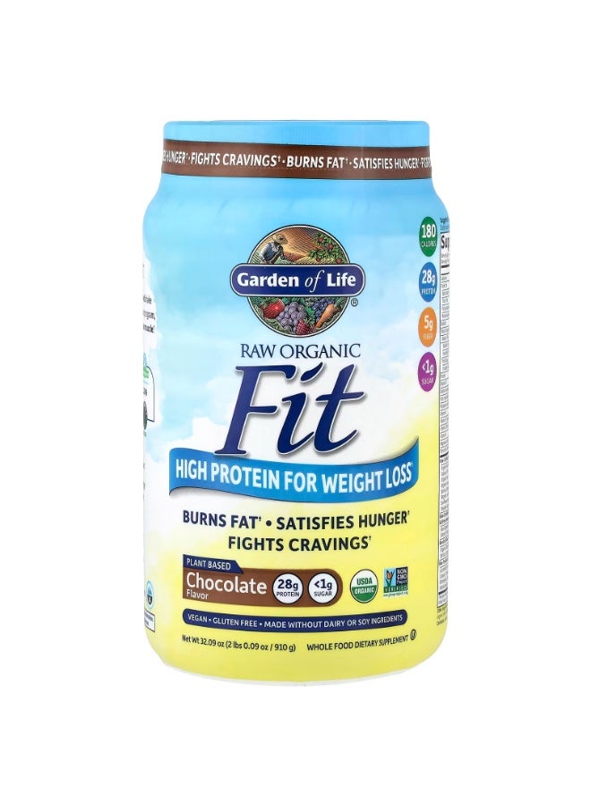 Garden of Life, Raw Organic Fit, High Protein for Weight Loss, Chocolate, 2 lbs 0.09 oz (910 g)