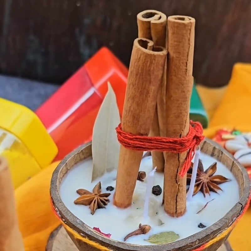 E_Glaze E_glaze Holi Special LOHARIHOLIKA Dahan Scented Candles Festivals CandlesHolika Dahan Candles Holi Special LOHARIHOLIKA Dahan Candle Set of 1  - Image 4