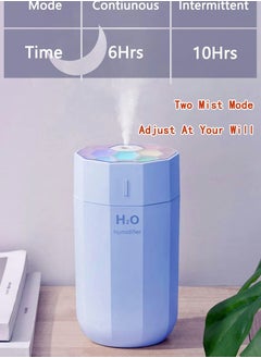 Excefore Portable Mini Humidifier, Small Cool Mist Humidifier, USB Personal Desktop Humidifier for Bedroom Travel Office Home, Auto Shut-Off  - Image 3