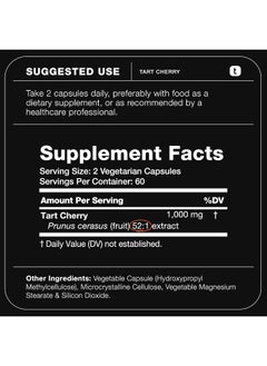 Toniiq Ultra High Strength Tart Cherry Capsules - 52,000Mg 52X Concentrated Extract - Highly Concentrated And Bioavailable - 120 Capsules  - Image 5