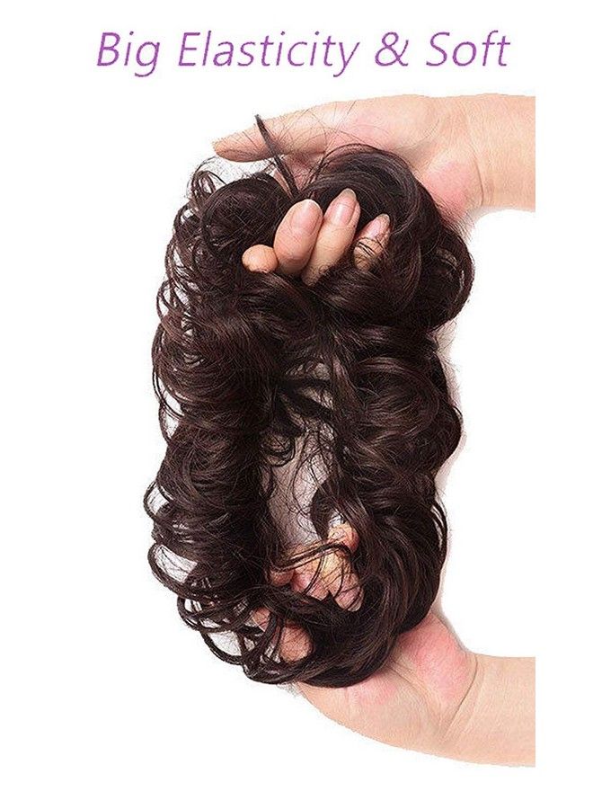 Drishti كعكة شعر جودا للفتيات والنساء (بني) مجموعة من 2 - Image 4