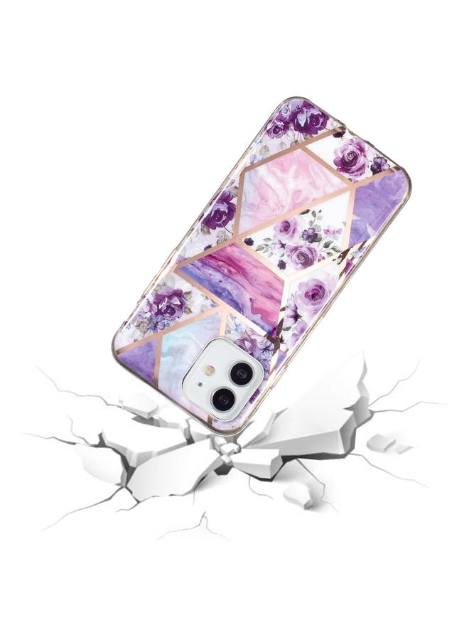 زبون جراب لهاتف iPhone 12 mini مصنوع من مادة TPU بنمط رخامي مطلي بالكهرباء - Image 4