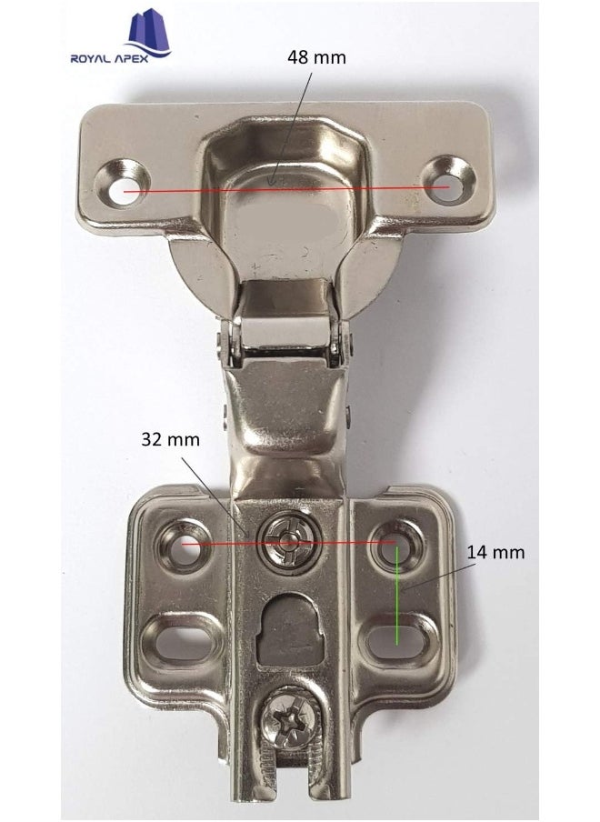 Royal Apex 110 Degree Angle Adjustable Stainless Steel Cabinet Door Concealed Cabinet Hinge 2 Inset  - Image 2