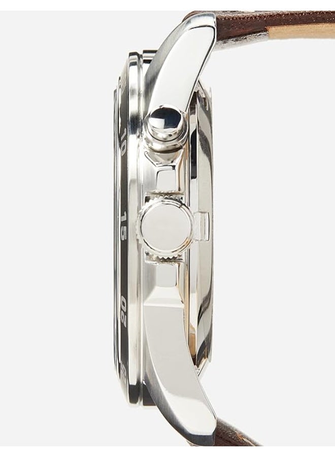 Seiko Men's Kinetic Watch SKA791P1 | Stainless Steel Case Leather Strap - Image 2