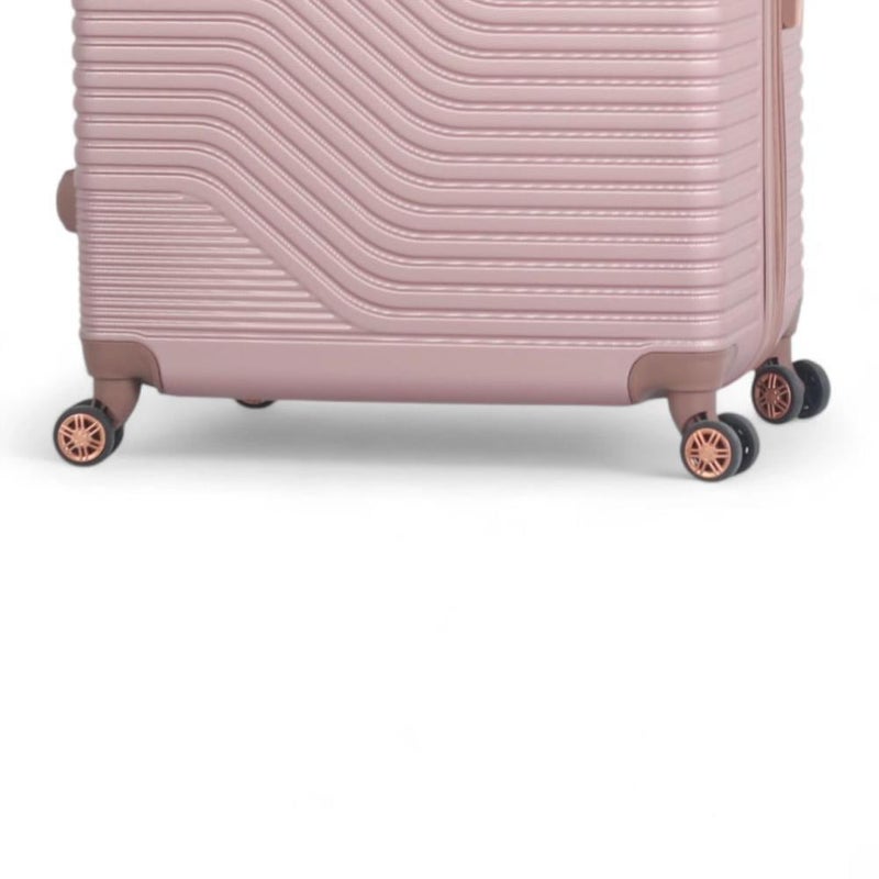 Aviator Luxury Bridal Luggage Set - 5 Pieces (Large Sizes & Shatter Resistant with a Modern Nickel Finish) - Image 3