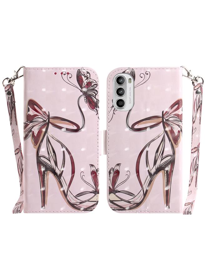 S-TOP Case For Motorola Moto G62 5G 3D Colored Horizontal Flip Leather Phone Case - Image 1