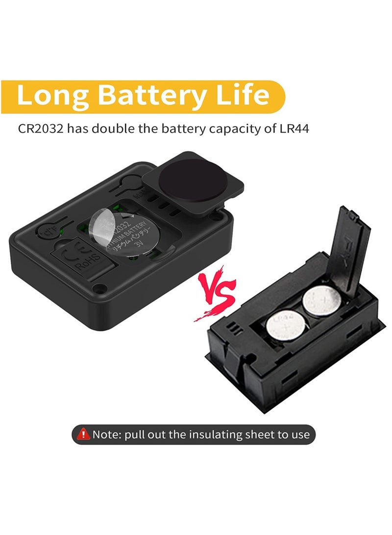 Barakah 2 PCS Mini Digital Hygrometer and Thermometer,Reptile Thermometer with Magnetic & Tablestand, Indoor Temperature Humidity Meter Gauge for Humidors Greenhouse Garden Cellar Closet Guitar Case Office - Image 3