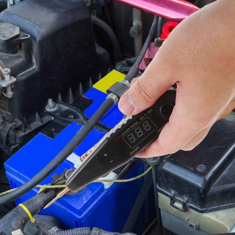 Veemoon LED Digital Automotive Circuit Tester Pen With Bidirectional Voltage And Current Probe For Car Electrical System Diagnostic Test - Image 5