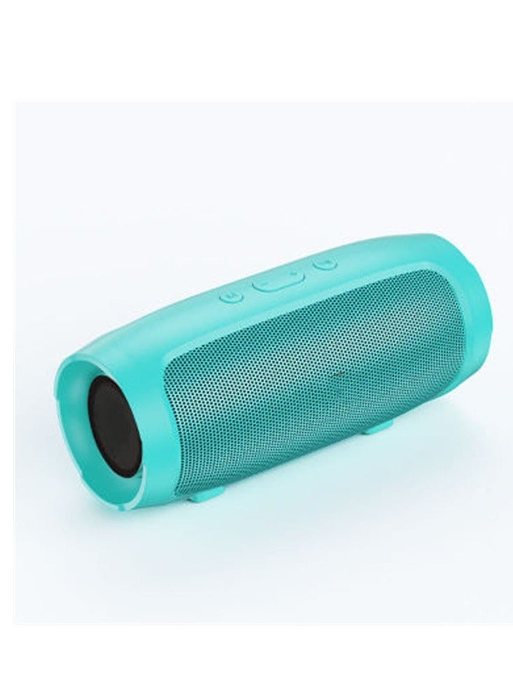 Intelligent Wireless Bluetooth Speaker Outdoor Speaker Pluggable Subwoofer Small Speaker Voice Broadcast Audio Green - Image 1
