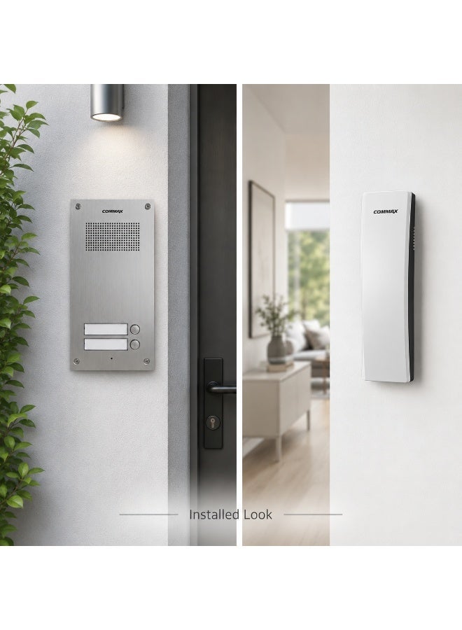 COMMAX Audio Door Intercom System for 2 Apartments - Image 3