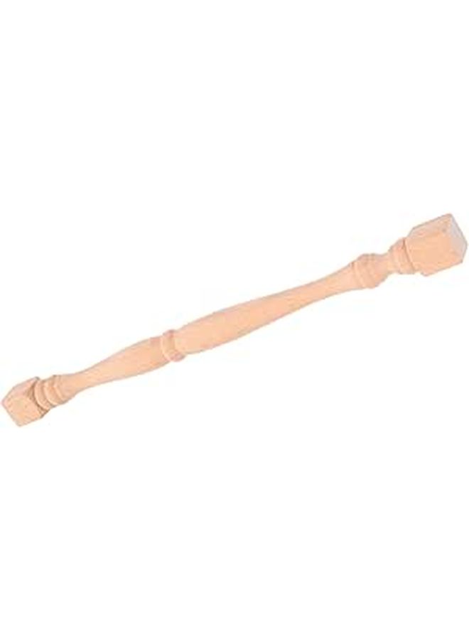 Solid Wood Roman Columns DIY Staircase Handrail Unpainted Wooden Spindle Decorative Posts - Image 1