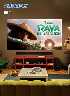 AURORA 55" TV - HDR - Android 14 - Built-in Receiver with Two Remote Controls - AR-55LPS  - Image 4