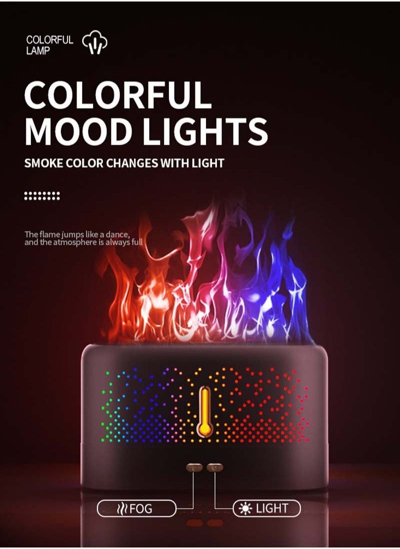 Sunhome - SUNHOME Simulation Flame Air Humidifier with Essential Oil Diffuser - Image 1