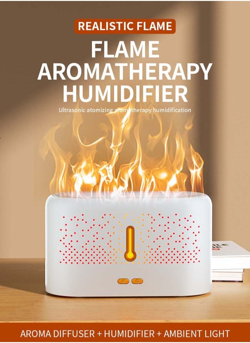 Sunhome - SUNHOME Simulation Flame Air Humidifier with Essential Oil Diffuser - Image 1