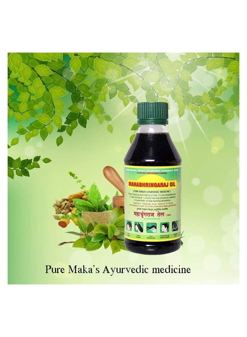 MAKA MahaBhringaraj Ayurvedic Hair Oil By RamaKrishna Vidut Ayurveda 50ml - Image 1