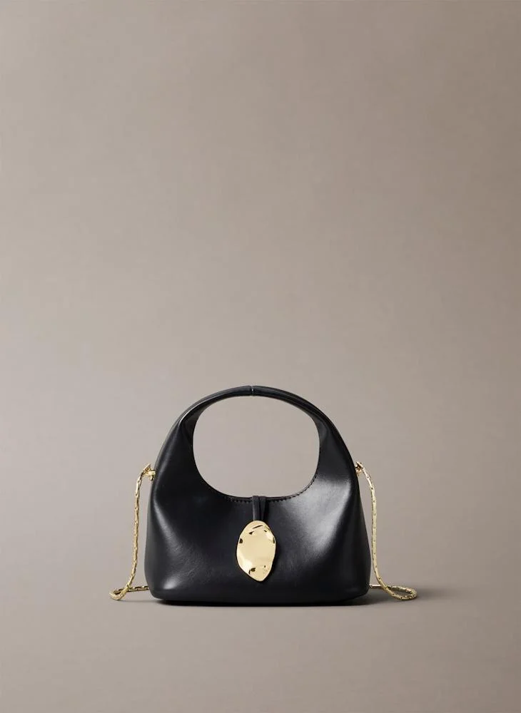 CALVIN KLEIN Causal Stone Lock Crossbody Bag