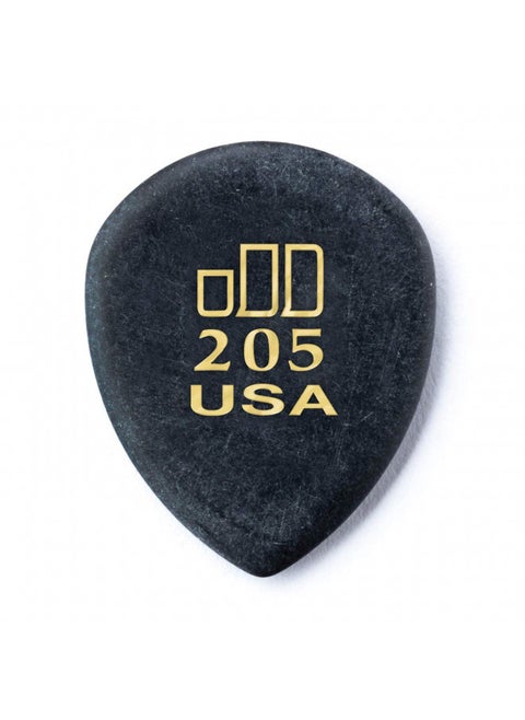 JIM DUNLOP 477P205 JD Jazztones, Black, Pointed Tip, 6/Player's Pack