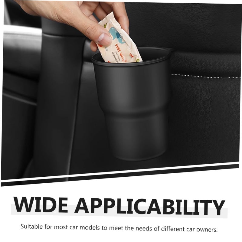Multifunctional Car Cup Holder Air Vent Storage Organizer Portable Drink Phone Holder Sleek Black - Image 4