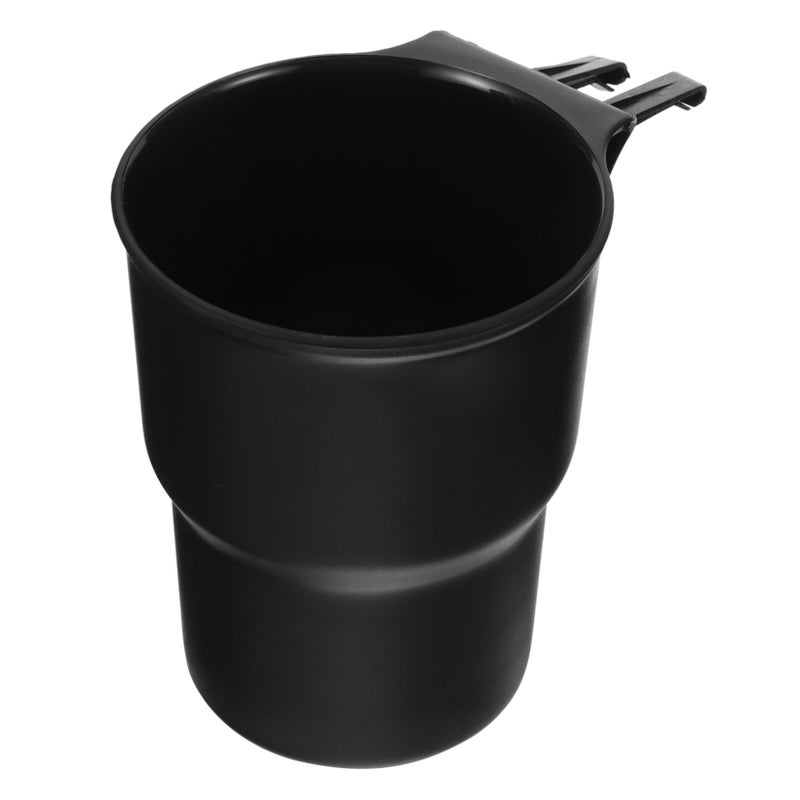 Multifunctional Car Cup Holder Air Vent Storage Organizer Portable Drink Phone Holder Sleek Black - Image 2