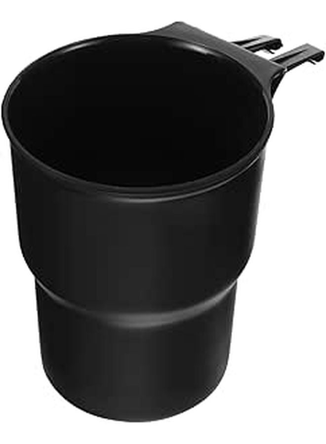 Multifunctional Car Cup Holder Air Vent Storage Organizer Portable Drink Phone Holder Sleek Black - Image 1