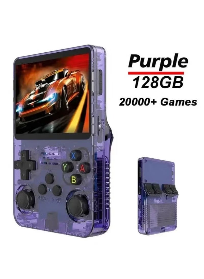 linkship Link Ship Handheld Retro Gaming Console with 128GB Memory Card, Portable Video Game Player, Built-in Classic Games Console, Rechargeable Gaming Device with Dual Joystick, Type-C Charging, HD Screen & Multi-Platform Gaming Support - Image 5
