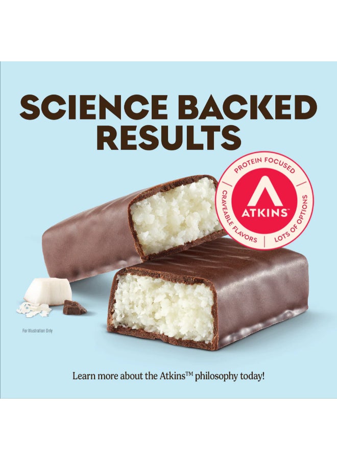 Atkins Endulge Chocolate Coconut Bar 5 Bars 1.41 oz (40 g) Each - Image 5