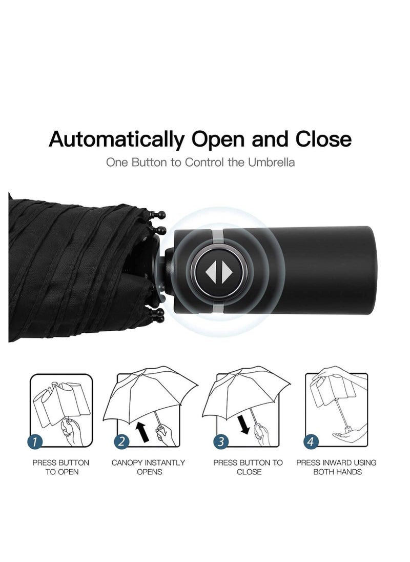 Y&D - Umbrella - for Men, Umberallas Rain Big Size Windproof Umberalla Large Man,Women,Kids,Girls,Boys，with Auto Open and Close - Image 1