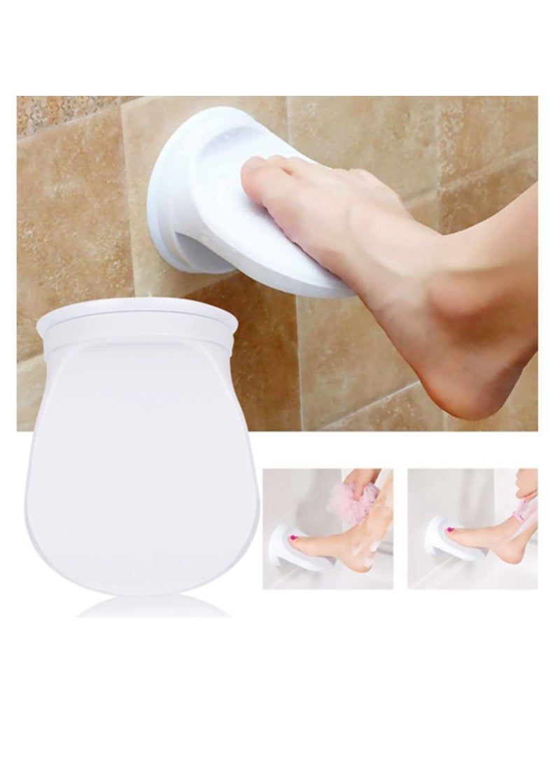 KASTWAVE Shower Foot Rest, Plastic Bathroom Shower Shaving Legs Aid Saving Shower Step Suction Cup Step Suction Mount for Home Hotel Bathroom Toilet Use  - Image 1