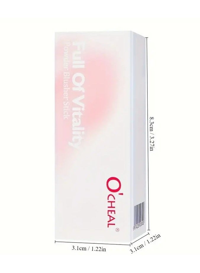 اوكيل عصا أحمر الخدود مقاومة للماء O’chai لون البشرة المتوسطة-النهاية غير اللامعة، تغطية متوسطة ونغمة اللون الوردي، تطبيق رأس الإسفنج المريح (مجموعة 4 ظلال) - Image 2