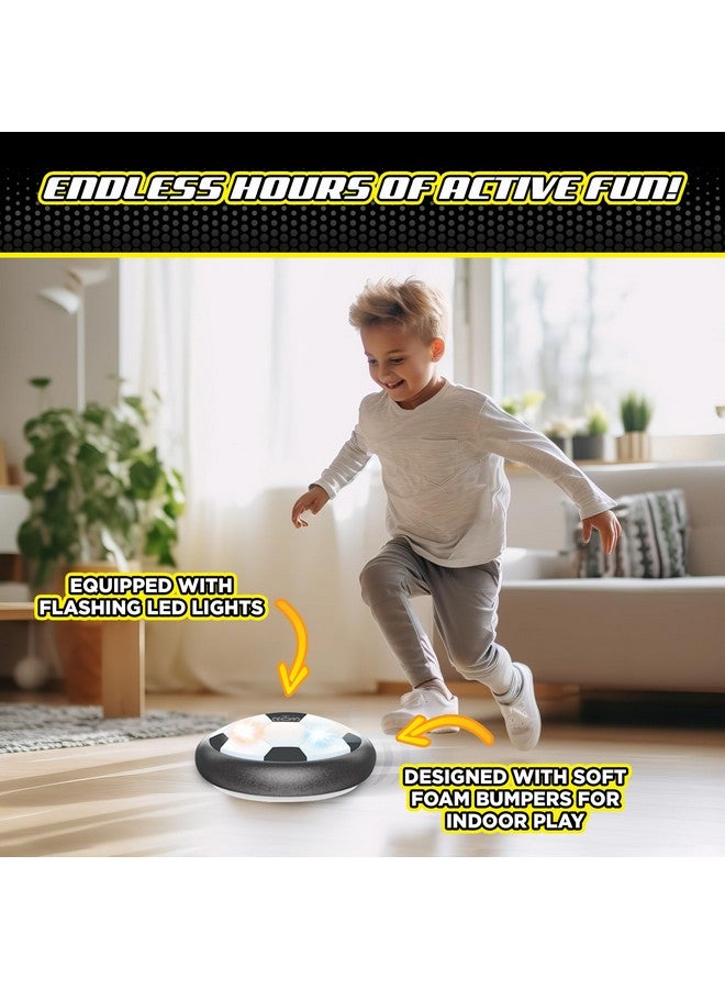 Stomp Rocket Hover Soccer Ball for Kids - Glides on Smooth Indoor & Outdoor Surfaces with Flashing LED Lights - Soft Foam Bumpers - Sports Toys & Gifts for Boys & Girls - 3+ Year Olds - Image 4